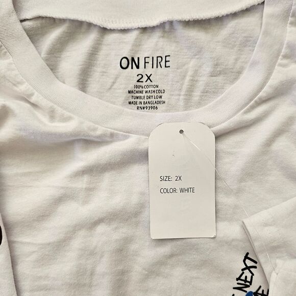 On Fire Find Your Own Way Short Sleeve T-Shirt Size 2X - Picture 8 of 11